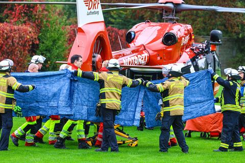 Mit einem Rettungshubschrauber war Iris Stalzer in ein Krankenhaus geflogen worden. (Archivbild) Foto: Alex Talash/dpa