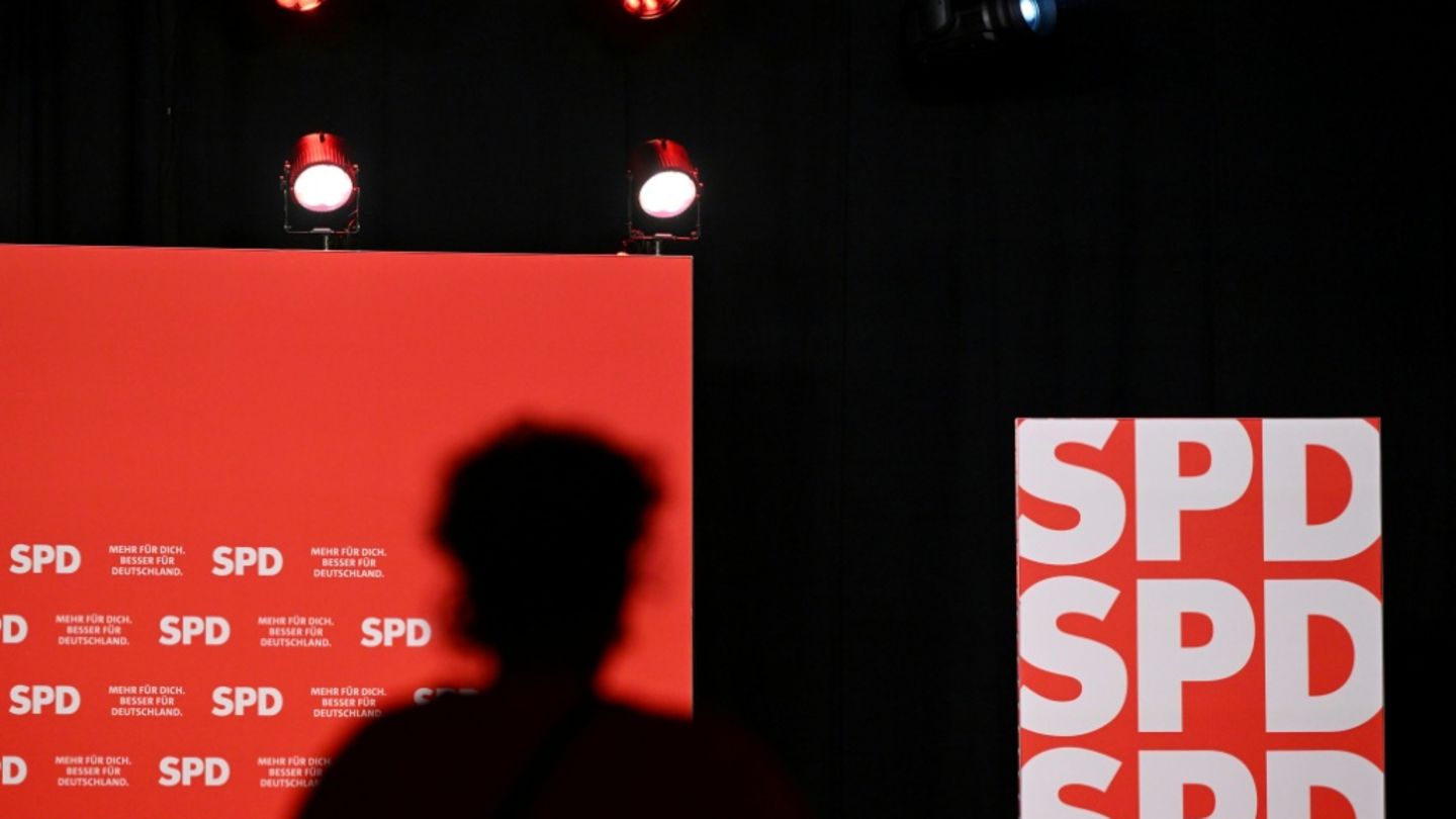 Bühne auf SPD-Parteitag