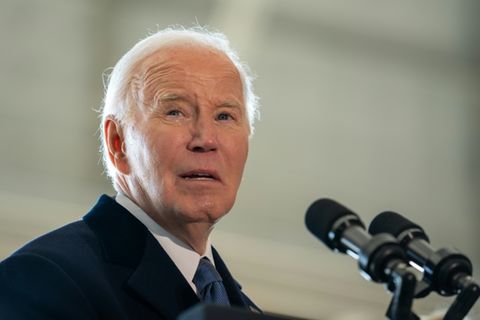 Biden bei einem Auftritt im Januar