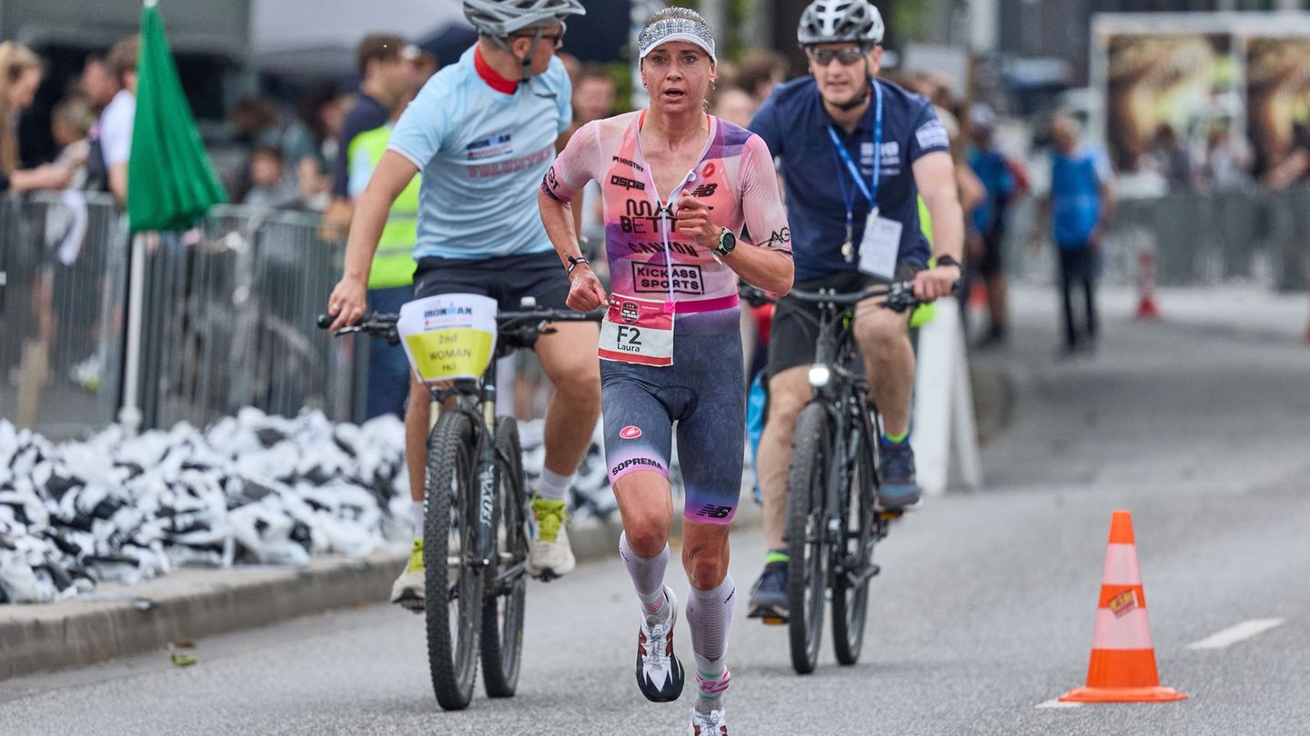 Entthront aber doch noch auf dem WM-Podium in Hawaii: Laura Philipp. (Archivbild) Foto: Georg Wendt/dpa