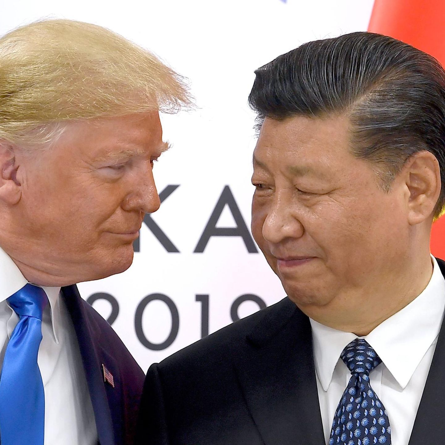 Donald trump (USA) und Xi Jinping (China) (Archivbild)