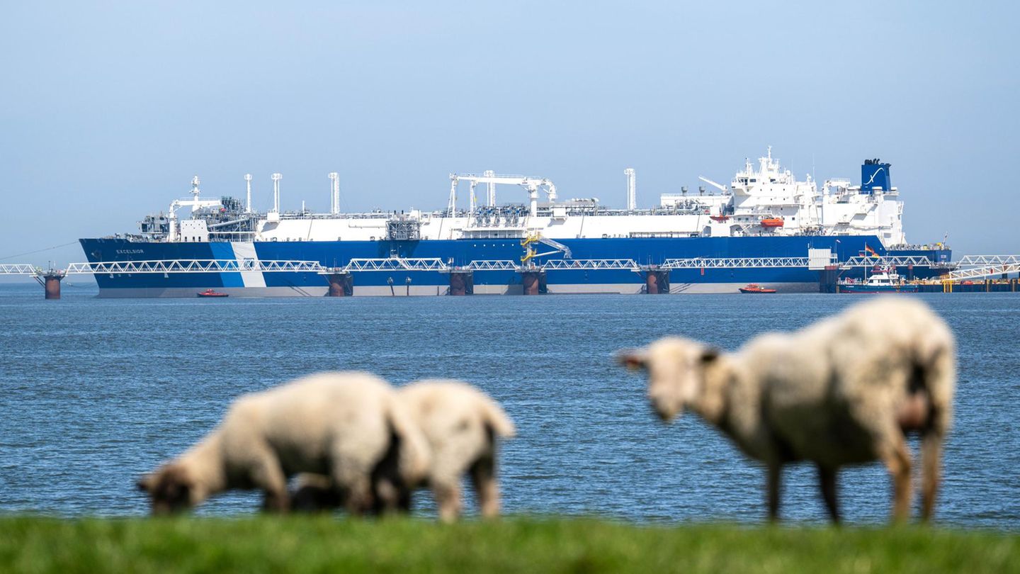 Spezialschiff "Excelsior", schwimmendes LNG-Terminal