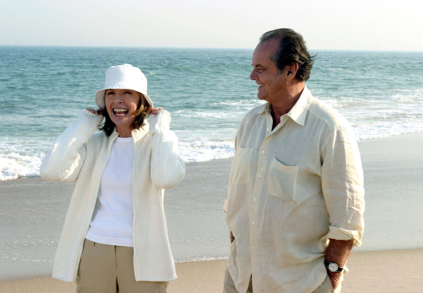 Diane Keaton neben Jack Nicholson in der Komödie "Was das Herz begehrt"