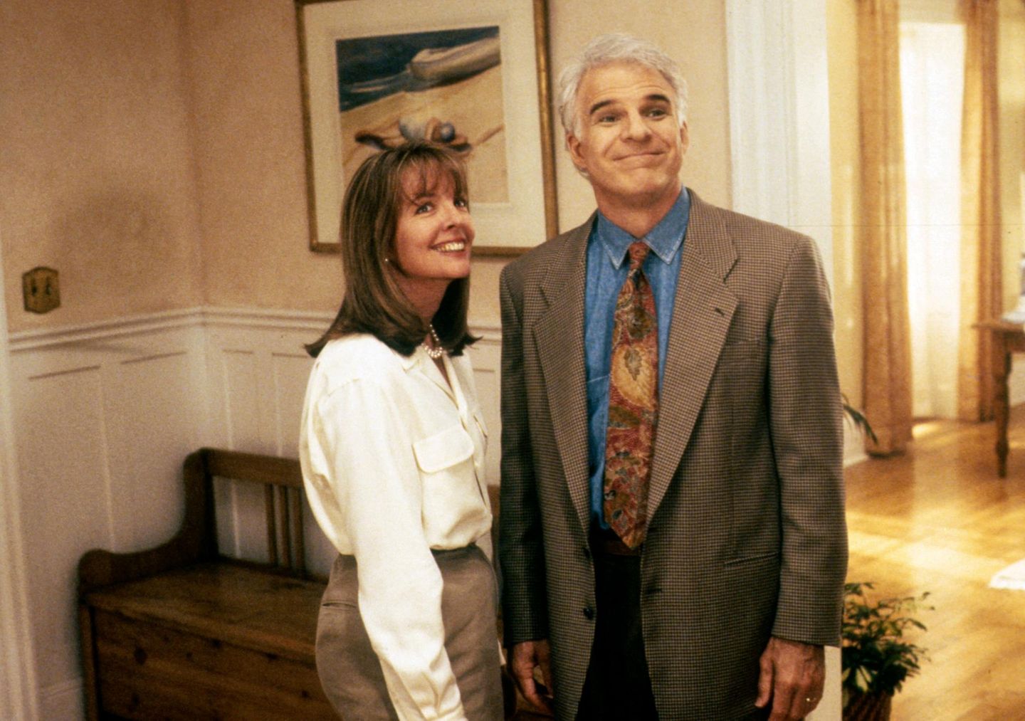 Keaton im Jahr 1991 an der Seite von Steve Martin im Film "Vater der Braut"