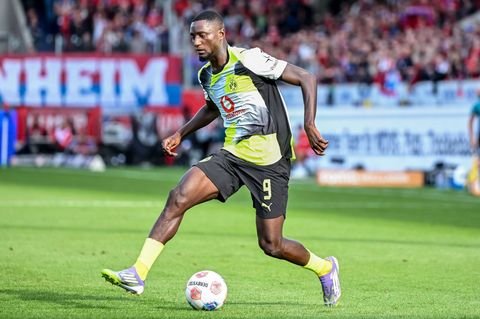 Guirassy soll am Dienstag wieder in Dortmund trainieren Foto: Harry Langer/dpa