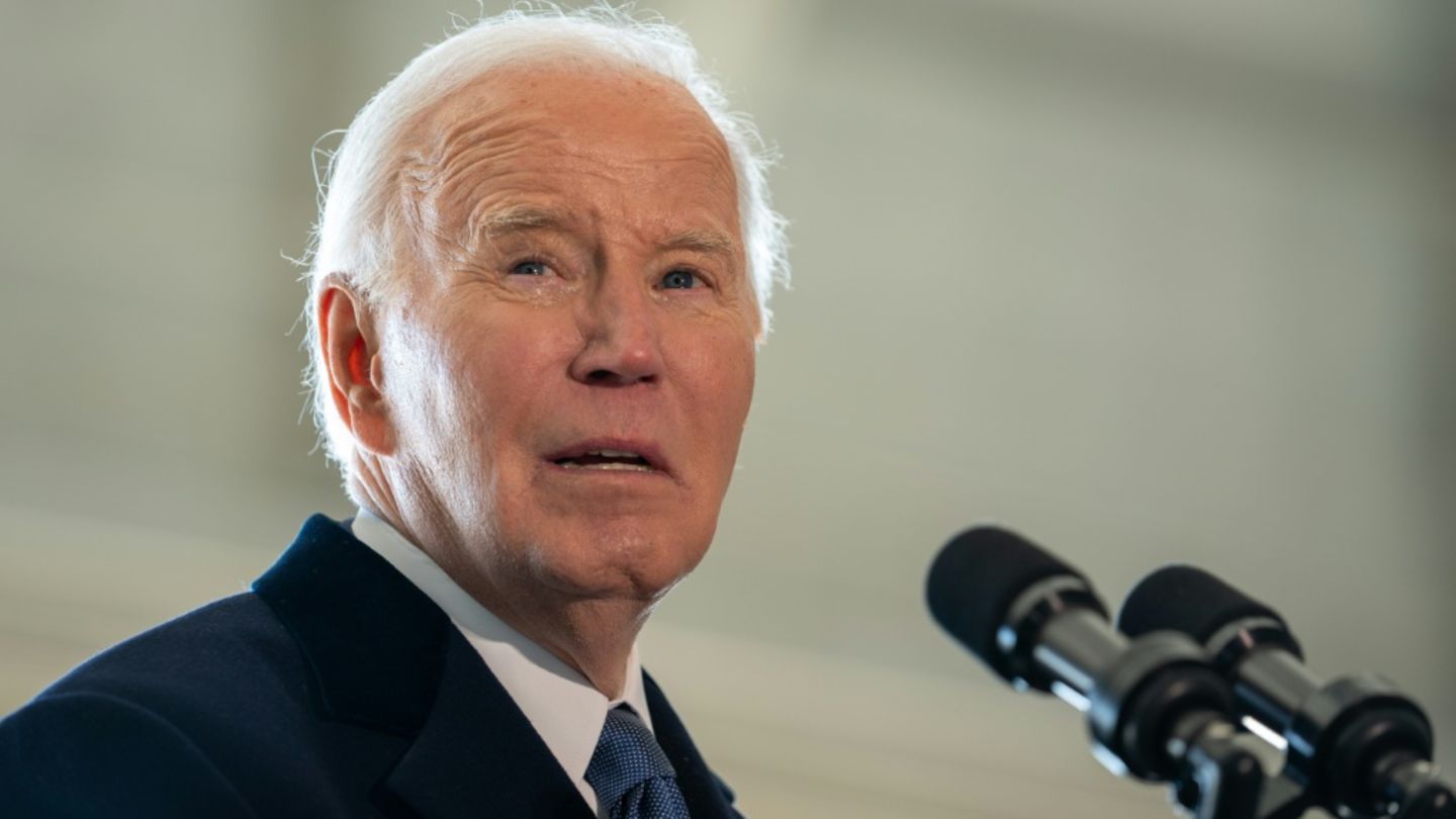 Biden bei einem Auftritt im Januar