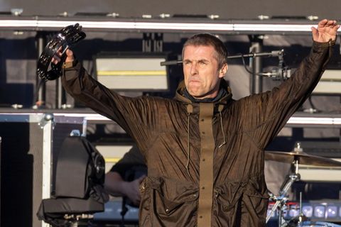 Liam Gallagher wirkt auf der Bühne, hier in Manchester, so gar nicht wie ein Opa.