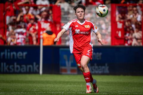 Tomke Schneider und Union Berlin verloren gegen den 1. FC Köln. Foto: Soeren Stache/dpa