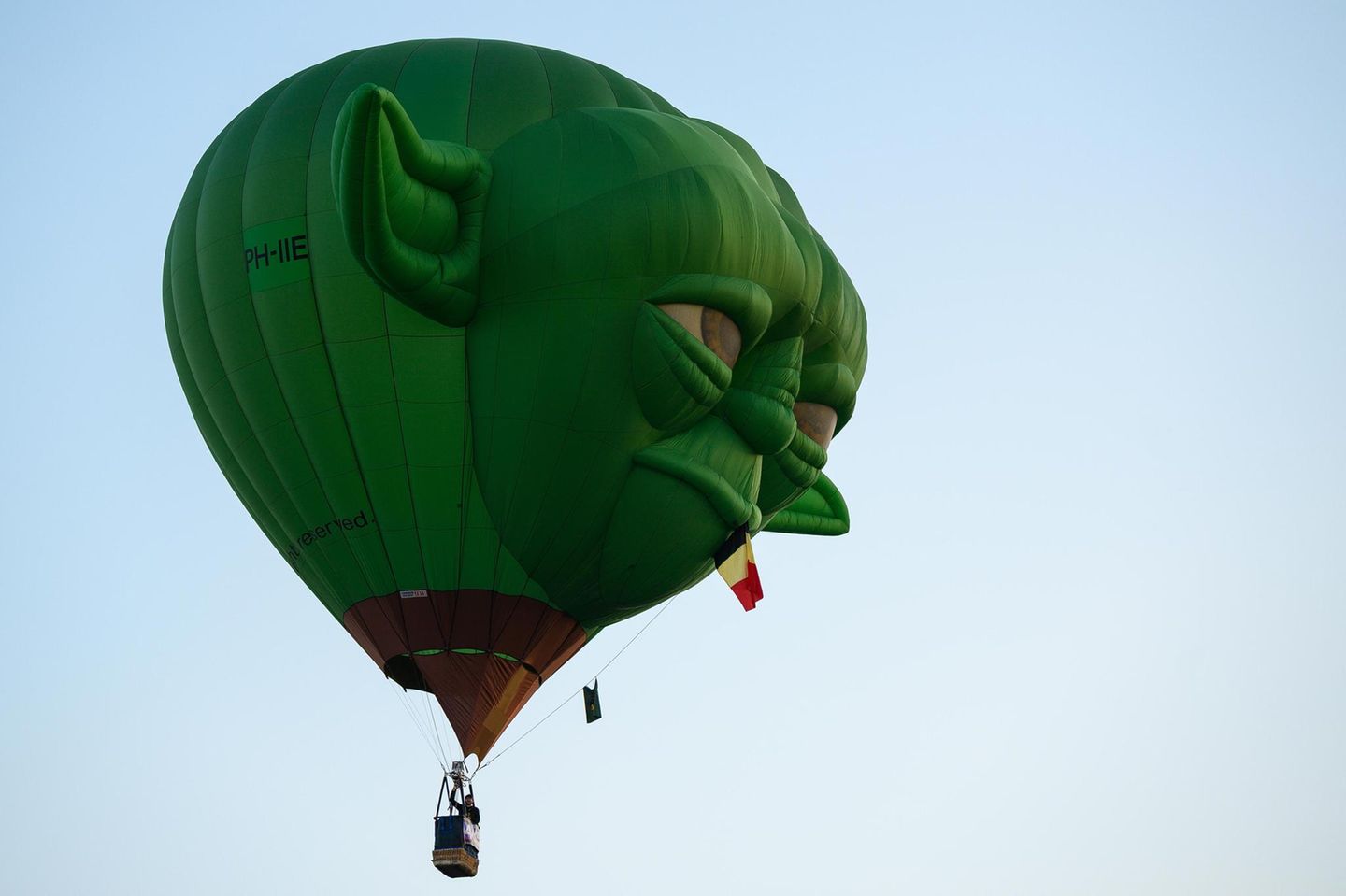 Grüner Fliegen: Auch ein Yoda-Ballon darf in Albuquerque nicht fehlen