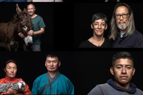 Klimawandel-Opfer im Portrait