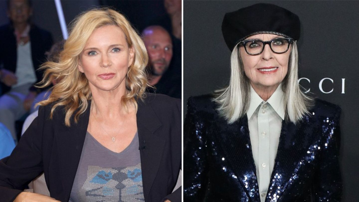Veronica Ferres (li.) durfte mit Diane Keaton drehen.