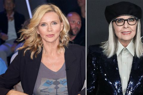 Veronica Ferres (li.) durfte mit Diane Keaton drehen.