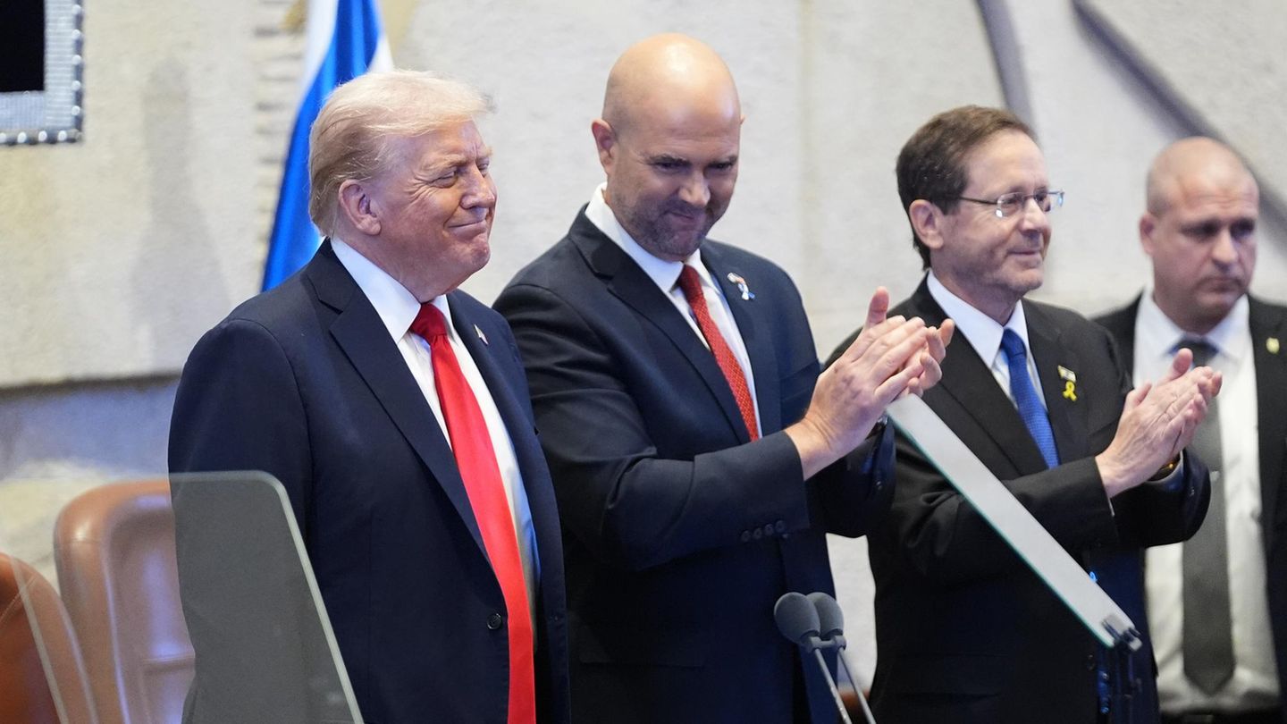 Newsblog Nahost: Jetzt live: Donald Trump spricht in Israels Parlament