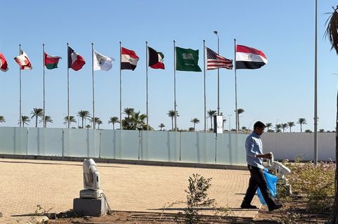 In Scharm el Scheich soll das Abkommen zwischen Israel und Hamas formell besiegelt werden. Foto: AP/dpa