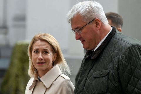 Kaja Kallas und Andrij Sybiha in Kiew