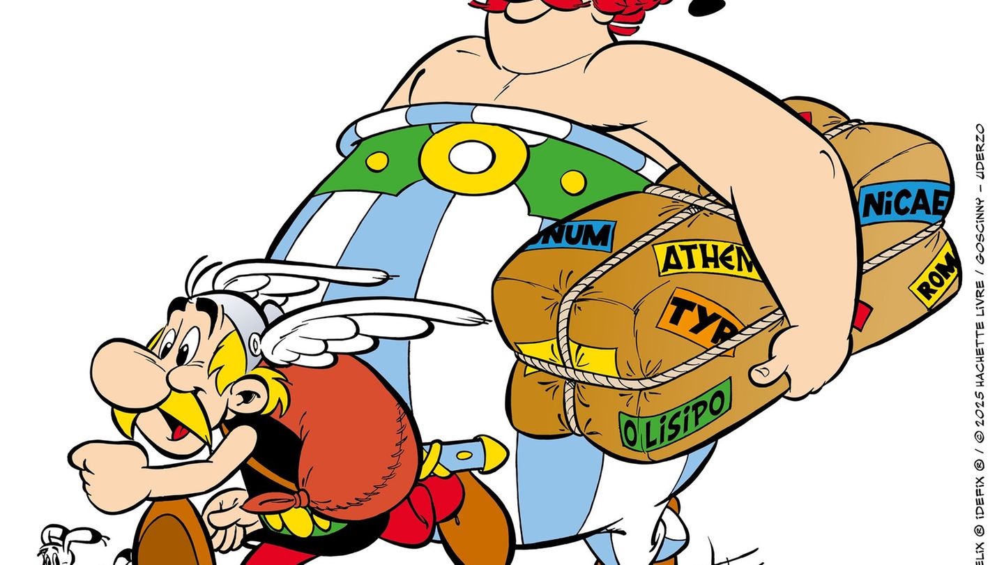 Statt Ferienstimmung gibt es wieder viel Ärger mit den Römern. Foto: ASTERIX®- OBELIX®- IDEFIX®/© 2025 LES ÉDITIONS ALBERT RENE/