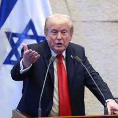 Trump sprach vor Israels Parlament, der Knesset