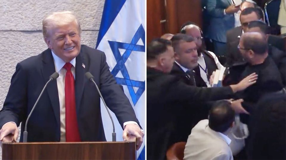 Tumult bei Trump-Rede – Knesset-Abgeordnete fliegen raus
