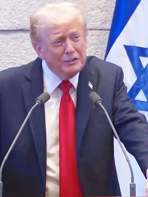 Trumps Knesset-Rede in voller Länge