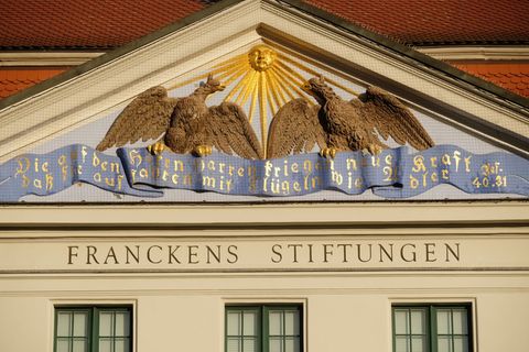 Die Franckeschen Stiftungen wollen UNESCO-Welterbe werden. (Archivbild) Foto: Sebastian Willnow/dpa-Zentralbild/dpa