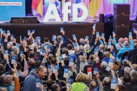 In der Bayern-AfD rumort es - mal wieder. (Archivbild) Foto: Daniel Löb/dpa