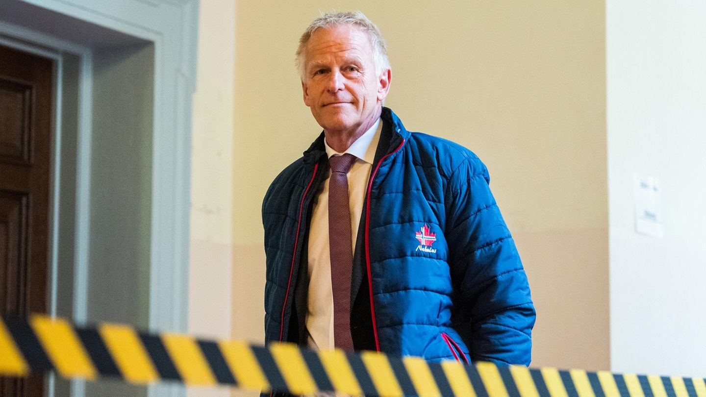 Jens Meier beim Prozess gegen Christina Block