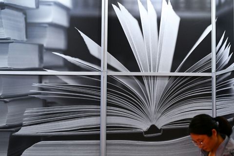 Stand auf der Frankfurter Buchmesse