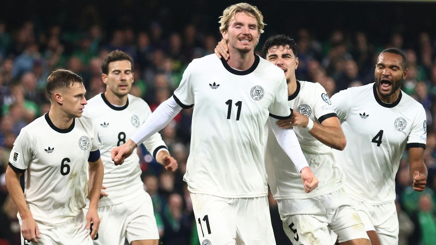 Mit seinem ersten Länderspieltor gelang Niklas Woltemade der einzige Treffer im Spiel gegen Nordirland