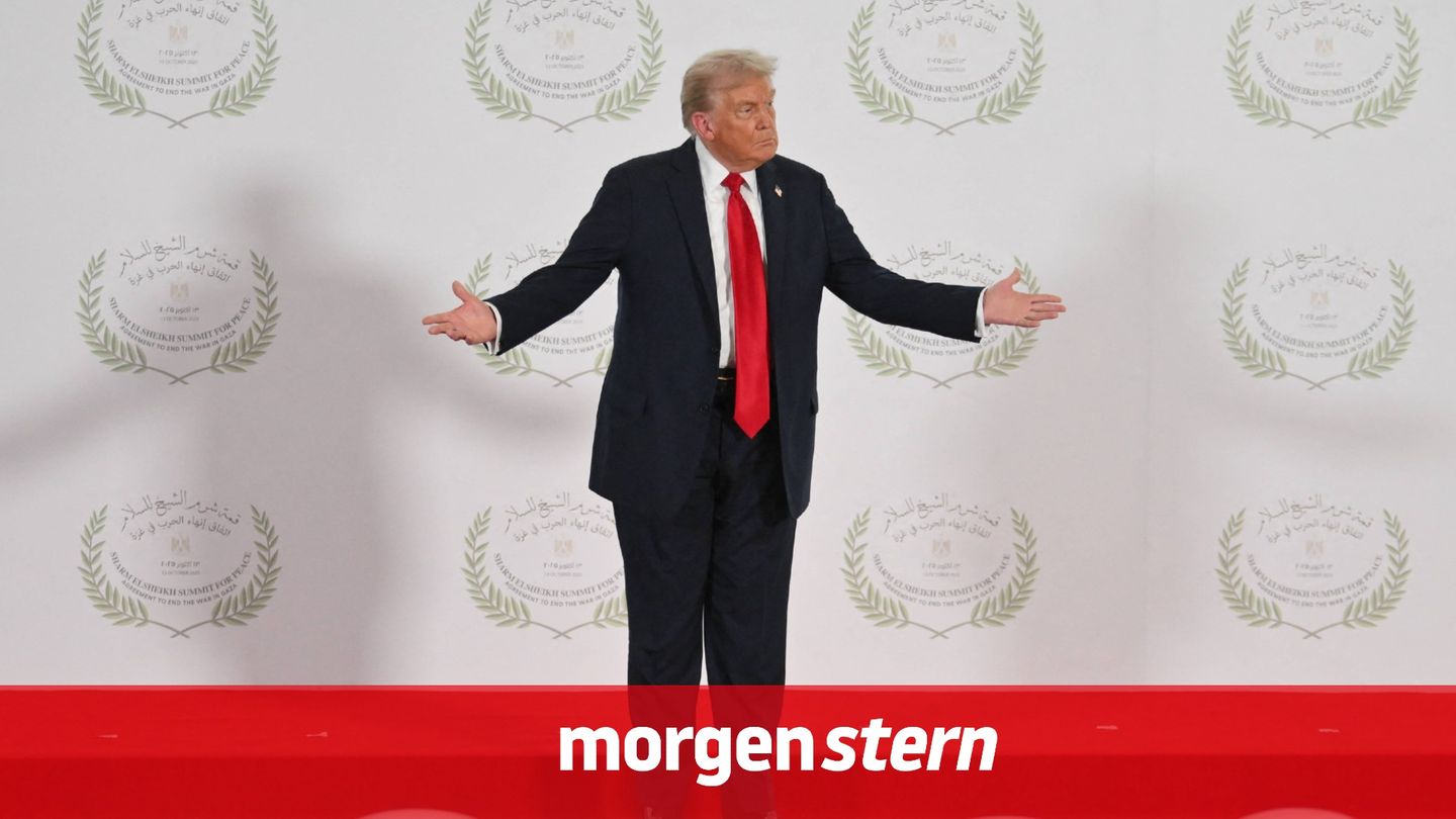 Donald Trump bei der Gaza-Konferenz in Ägypten