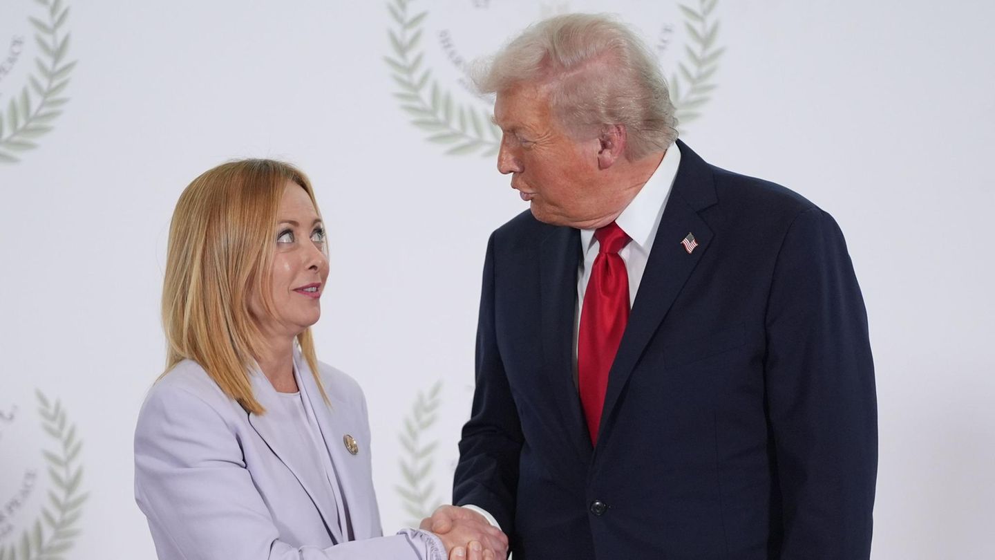 "Sie ist eine schöne junge Frau", sagt Donald Trump zu Giorgia Meloni