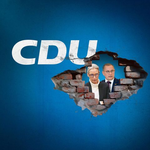 Behind the CDU firewall: Alice Weidel and Tino Chrupalla