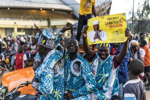 Taxifahrer unterstützen Oppositionskandidat Tchiroma