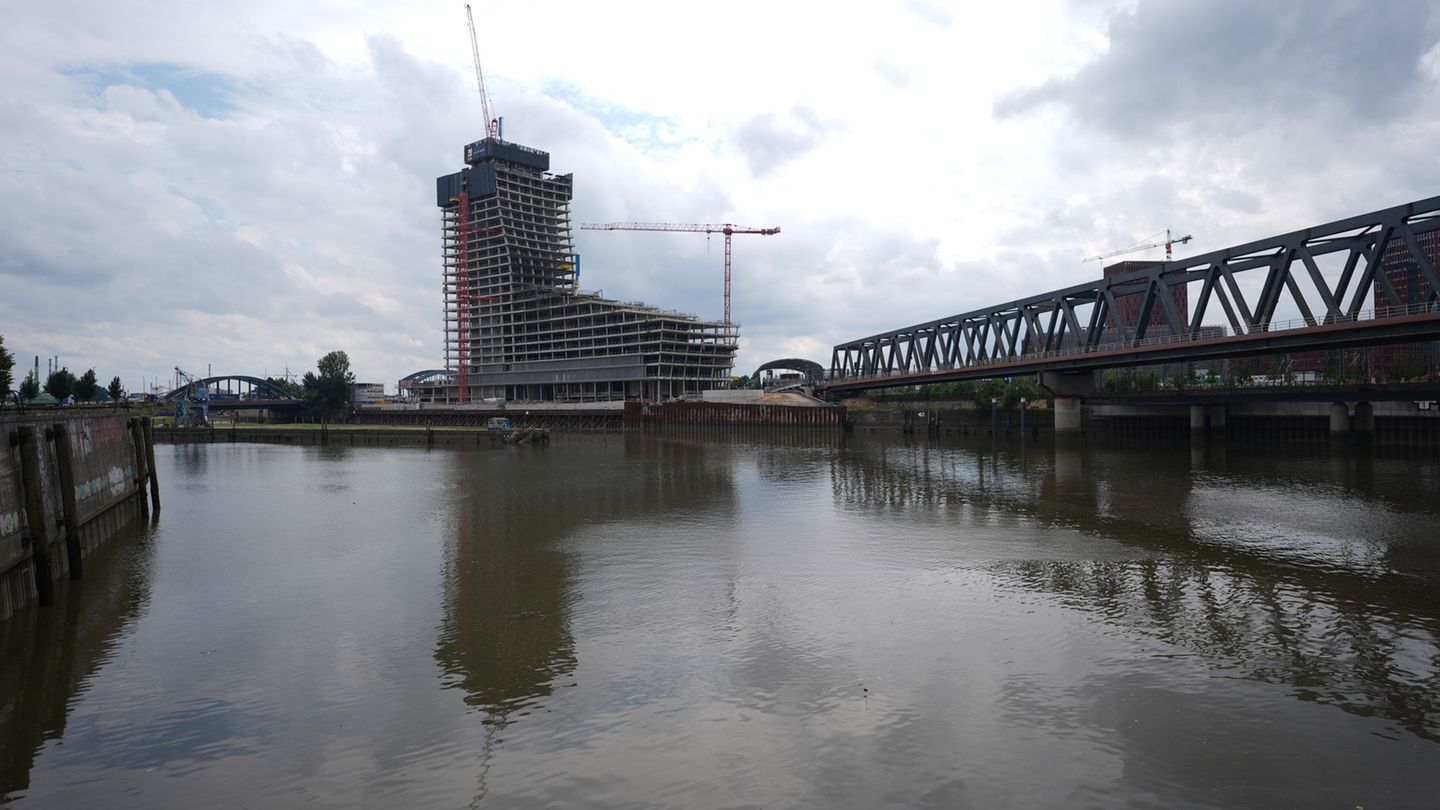 Um die Bauruine Elbtower zu retten, will die Stadt nun das Naturkundemuseum in dem Gebäude unterbringen und so den Weiterbau erm Um die Bauruine Elbtower zu retten, will die Stadt nun das Naturkundemuseum in dem Gebäude unterbringen und so den Weiterbau erm