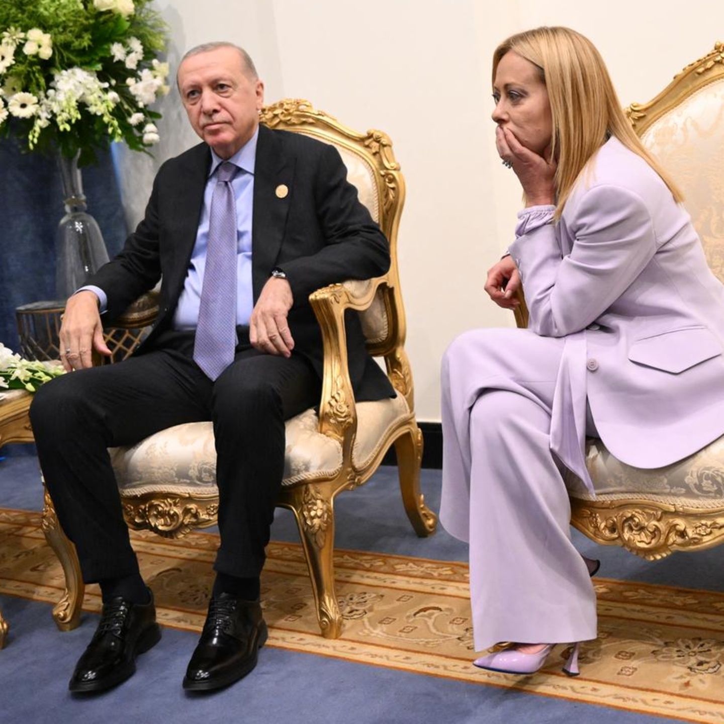 Erdogan führt Meloni in Ägypten vor: "Du siehst gut aus, aber ..."