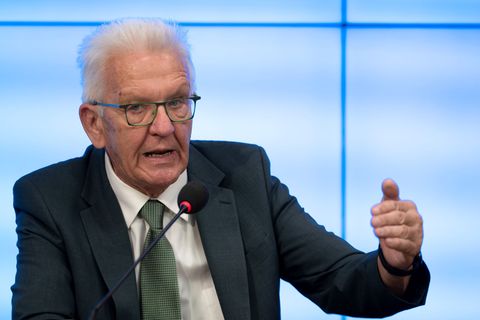 Er hat nur noch wenige Monate im Amt: Winfried Kretschmann. (Archivbild) Foto: Markus Lenhardt/dpa