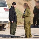 Matan Angrest bei seiner Freilassung