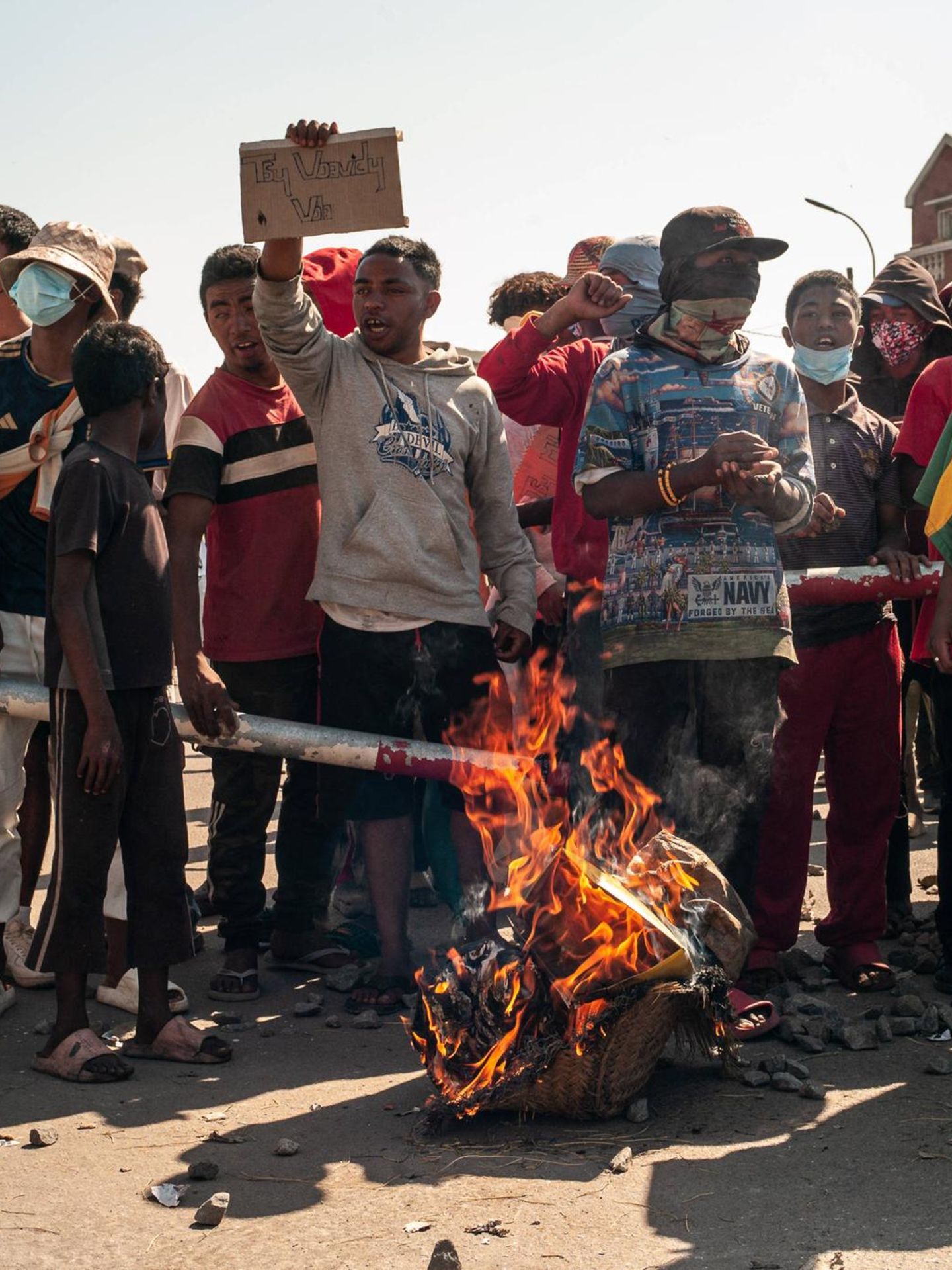 Viele Demonstranten in Madagaskar sind noch sehr jung. Ein Großteil gehört der Gen Z an