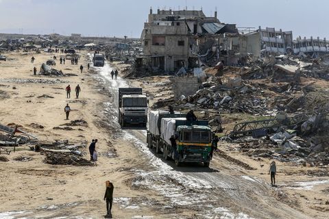Der Gazastreifen ist nach zwei Jahren Krieg in großen Teilen eine Trümmerwüste. Foto: Abed Rahim Khatib/dpa