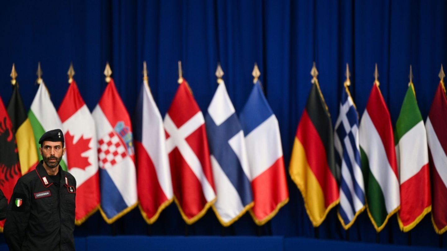 Flaggen von Nato-Mitgliedsstaaten