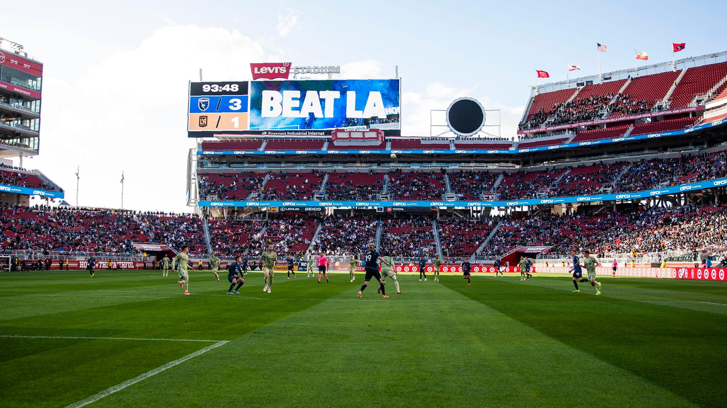 Im Levi's Stadium im kalifornischen Santa Clara sollen sechs Fußball-WM-Spiele stattfinden