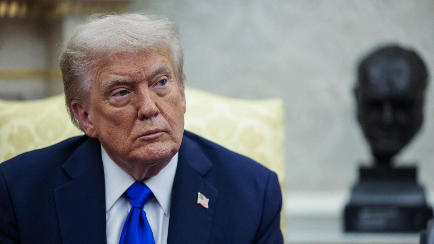 Nicht erfreut über das Bild auf dem "Time"-Cover: US-Präsident Donald Trump