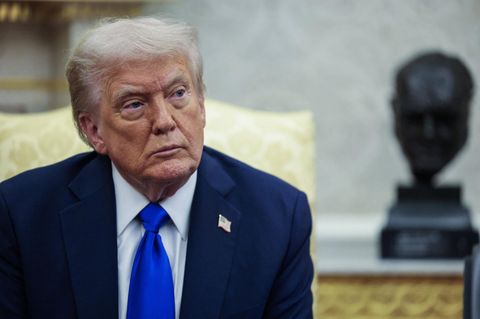 Nicht erfreut über das Bild auf dem "Time"-Cover: US-Präsident Donald Trump