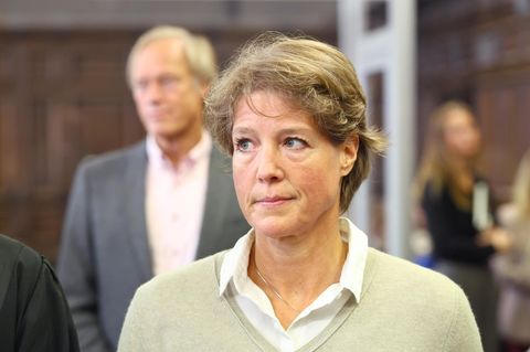 Christina Block beim Block-Prozess in Hamburg