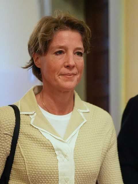 Christina Block und Ingo Bott auf dem Weg in den Gerichtssaal