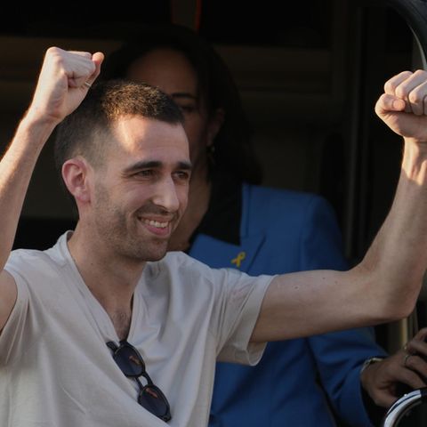 Avinatan Or wurde nach mehr als zwei Jahren Gefangenschaft von der Hamas freigelassen Avinatan Or wurde nach mehr als zwei Jahren Gefangenschaft von der Hamas freigelassen