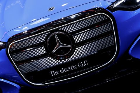 E-Auto von Mercedes auf der IAA in München 2025