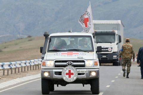 Rotes Kreuzes in Konfliktregion Berg-Karabach 2023