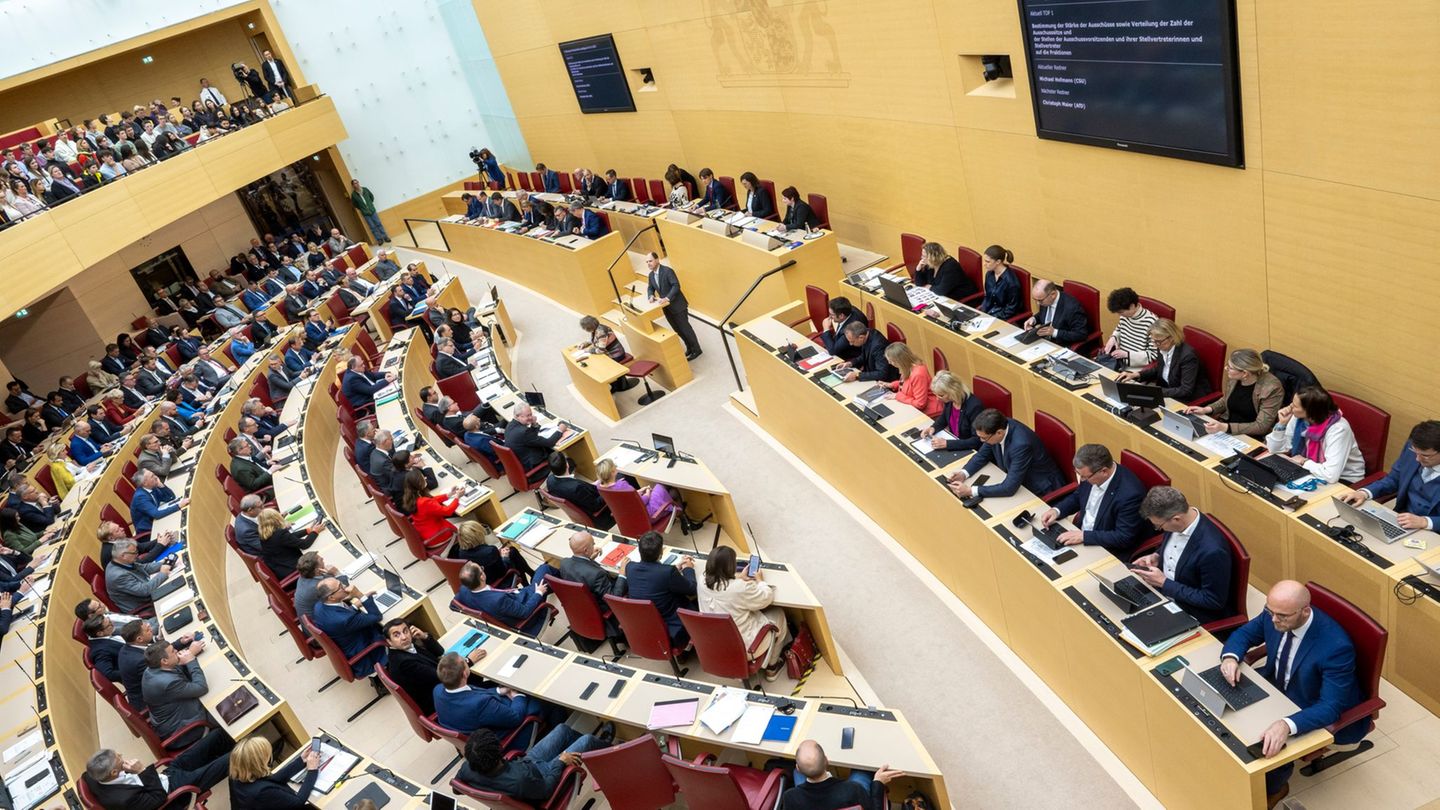 Bei der letzten Sitzung vor der Sommerpause kam es zum Eklat im bayerischen Landtag. (Archivbild) Foto: Peter Kneffel/dpa