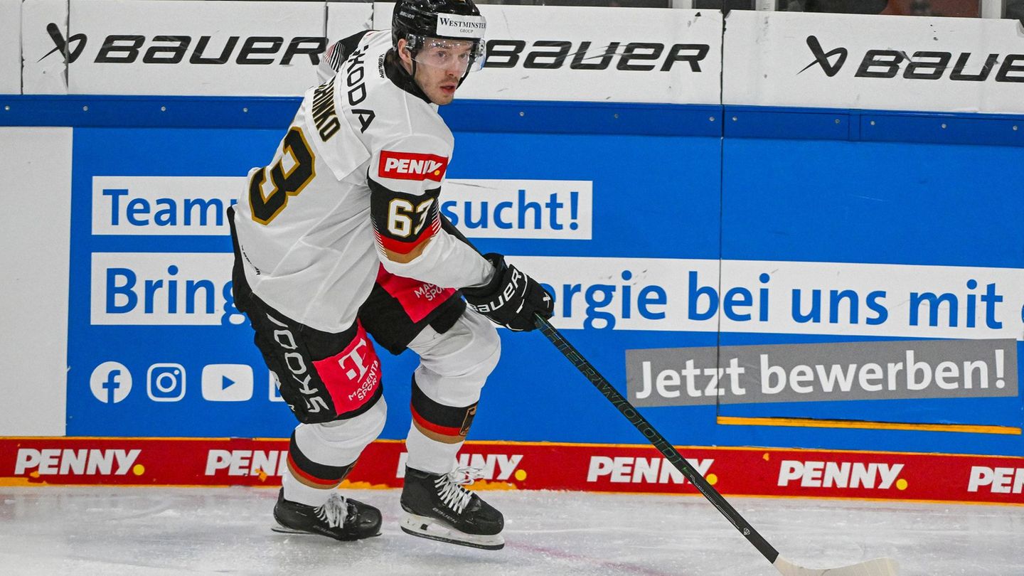 Eishockey-Nationalspieler Luis Schinko hielt es nicht lange in München aus. (Archivfoto) Foto: Armin Weigel/dpa