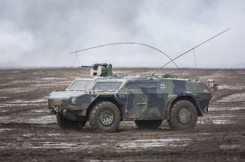 Spähwagen vom Typ Fennek